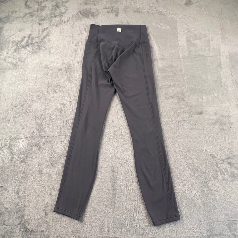 Vuori Leggings Womens XS Gray Studio Pocket High Rise VW446 Athletic Yoga FLAW!! - Picture 2 of 12